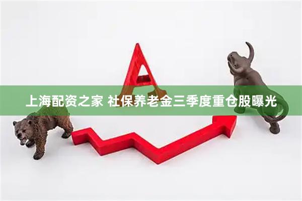 上海配资之家 社保养老金三季度重仓股曝光